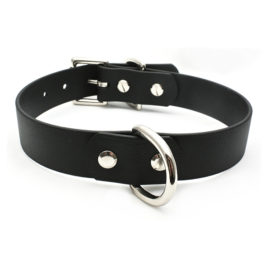 Vegan Collar Choker 25mm Single D-Ring