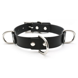 Vegan Collar Choker 3 D-Ring