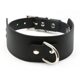 Vegan Collar Choker 50mm Single D-Ring