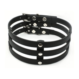 Vegan Collar Choker Wide Cage